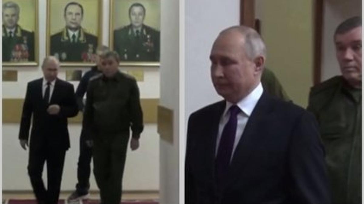 Putin, Ukrayna snr yaknnda Rus komutanlardan bilgi ald