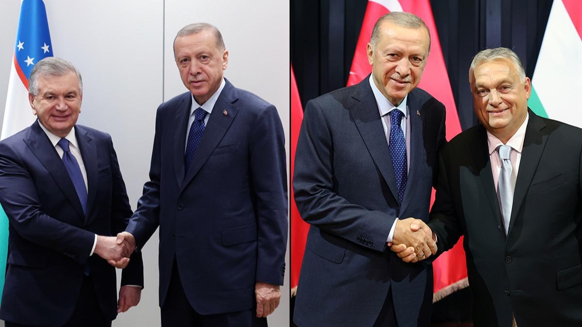 Cumhurbakan Erdoan'dan Macaristan'da diplomasi trafii