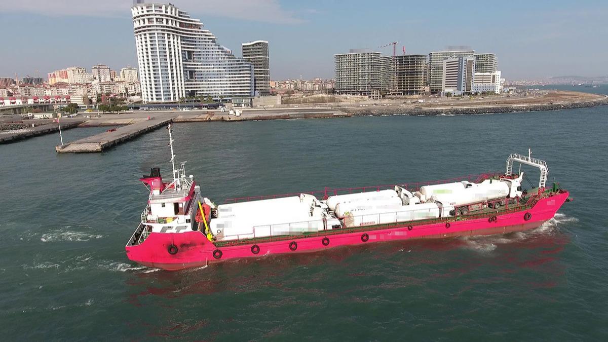 Denizi kirleten Libya bayrakl ro-ro gemisine 13 milyon lira para cezas kesildi