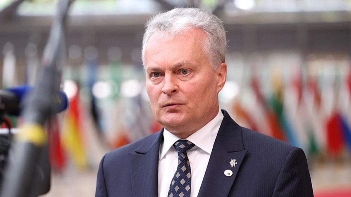 Litvanya Cumhurbakan Nauseda'dan Prigojin hakknda aklama 