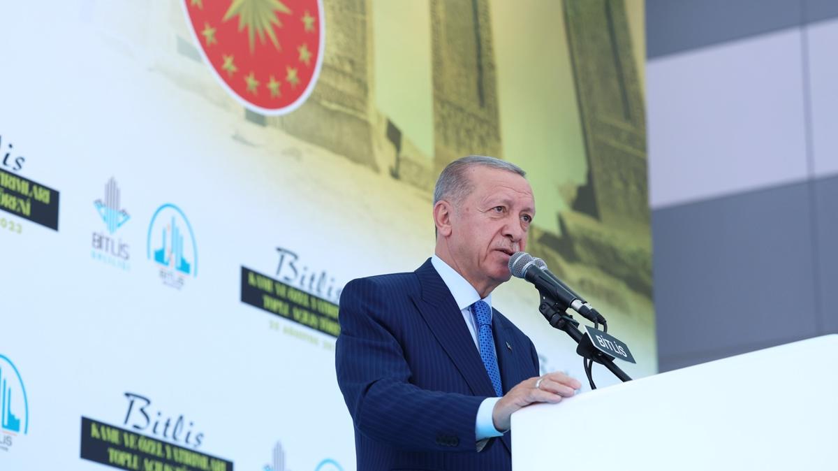 Cumhurbakan Erdoan 4 madde sayd: Trkiye'yi bytmek iin adm adm ilerleyeceiz