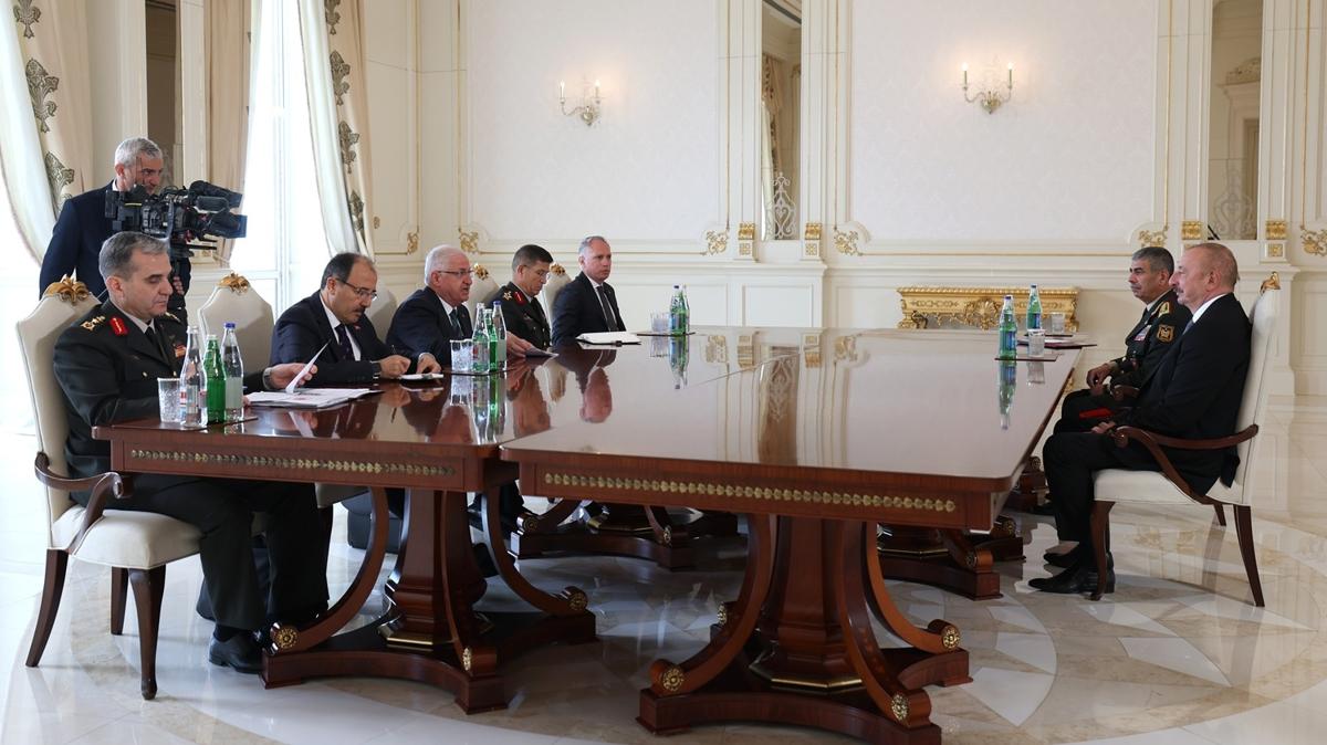 Aliyev: Azerbaycan ve TSK'nn ibirlii ok iyi dzeyde