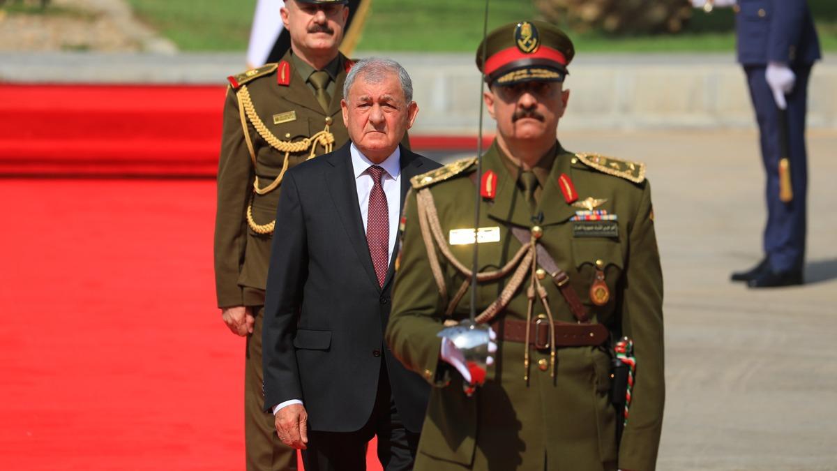 Irak Cumhurbakan Reid: Nihai anlama iin Trkiye'ye neriler sunmaya hazrlanyoruz
