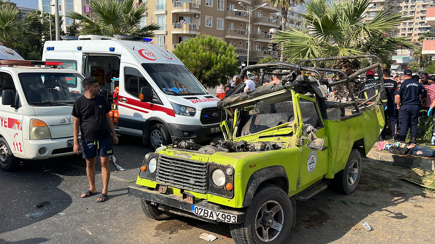 Antalya'da trafik kazası: 2 ölü