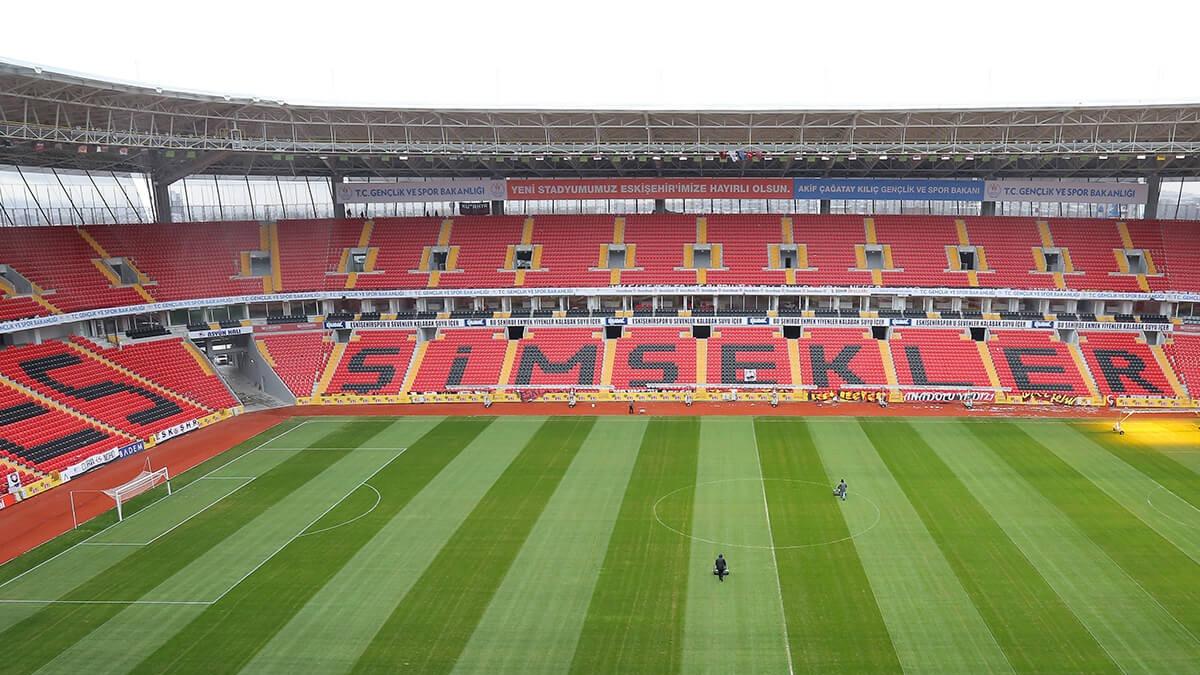 Eskiehir Yeni Atatrk Stadyumu, milli maa hazrlanyor