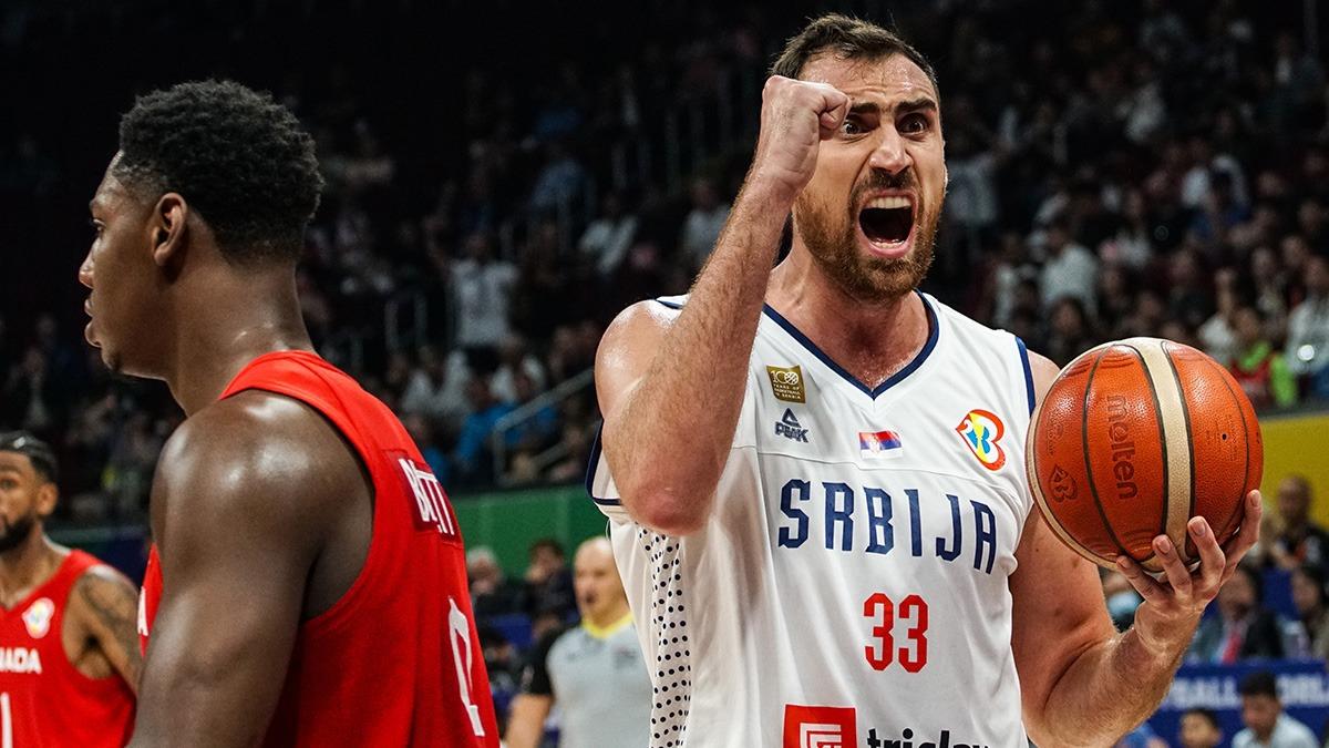 FIBA Dnya Kupas'nda ilk finalist Srbistan