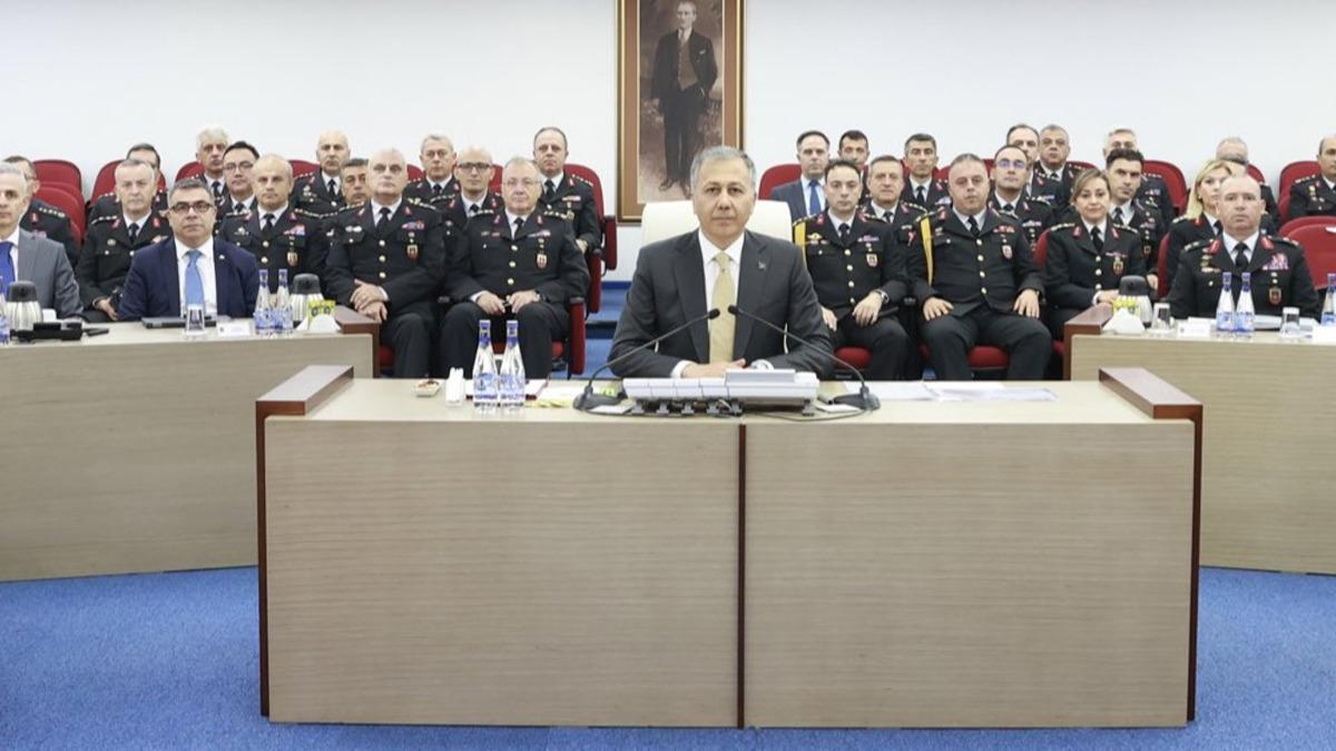 Jandarma Genel Komutanl'nda ''Gvenlik Deerlendirme Toplants'' yapld 