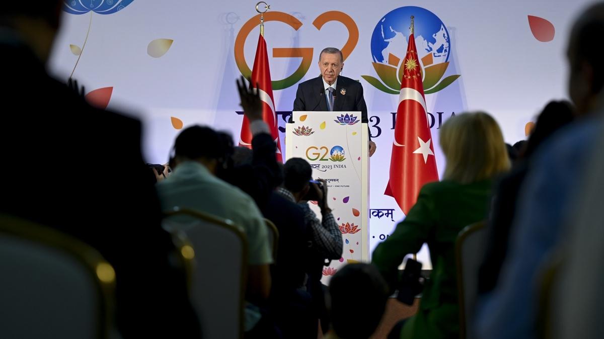 Dnya basn Cumhurbakan Erdoan'n G20'deki sve ve F-16 kn byle duyurdu