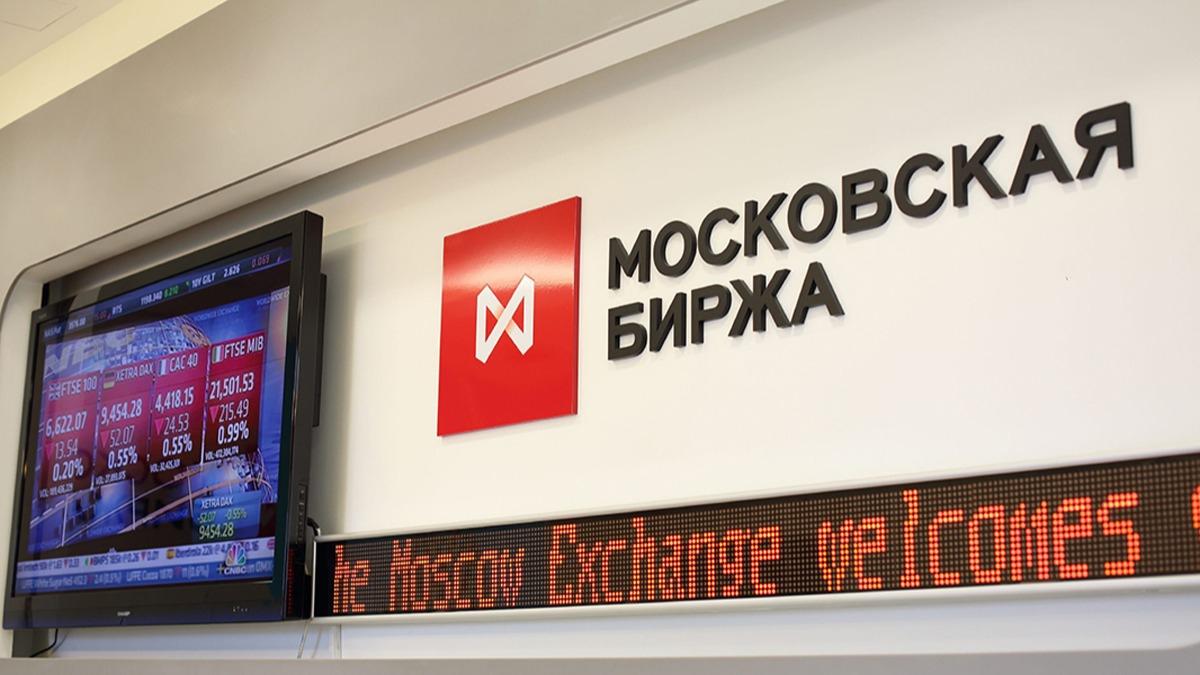 Moskova Borsas'nda trev rn ilemleri durduruldu