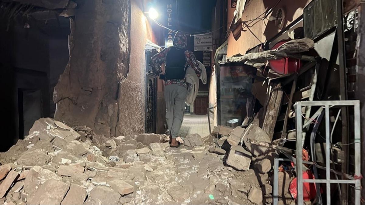 Depremin 12. gnnde Fas'ta arama kurtarma almalar devam ediyor
