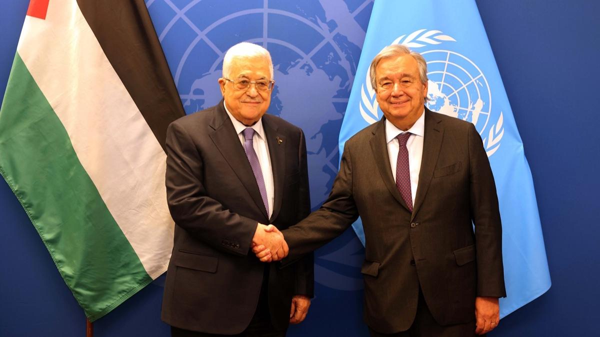 Guterres, Abbas ve Netanyahu ile ayrı ayrı görüştü