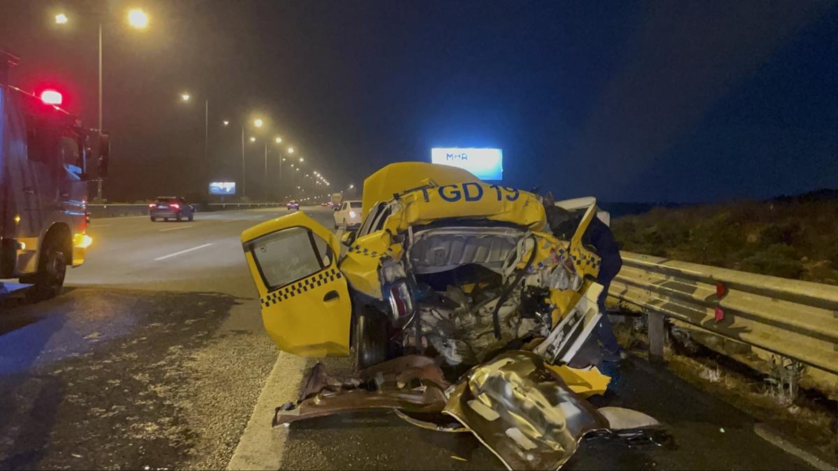 Kuzey Marmara Otoyolu'ndaki feci kazada 3 kii yaraland
