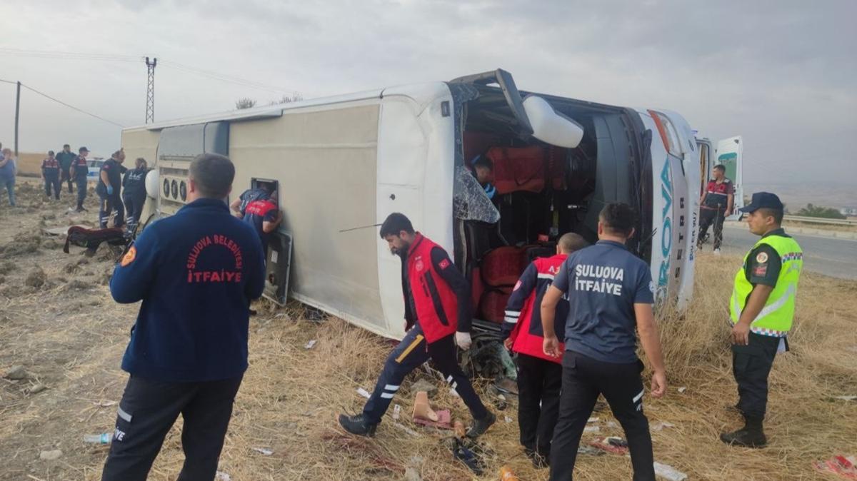 Amasya'da otobs kazas: ok sayda l ve yaral var
