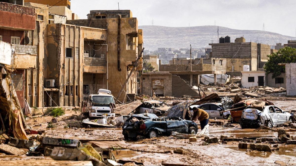 Ac bilano! Libya'daki sel felaketinde can kayb ykseldi