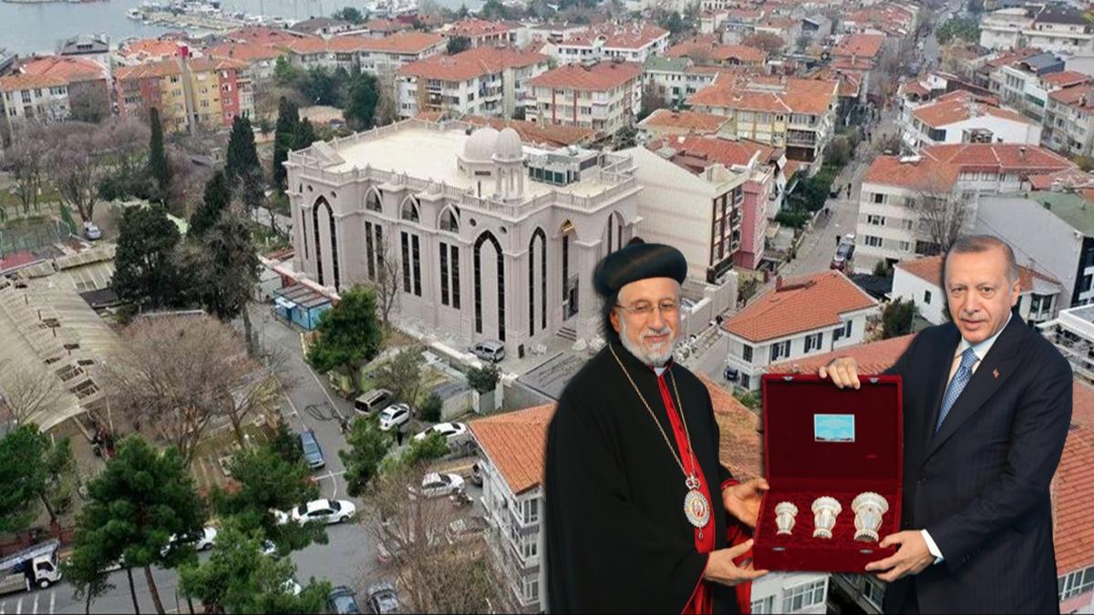 Temelini Cumhurbakan Erdoan atmt: Cumhuriyet tarihinin ilk kilisesi trenle alacak