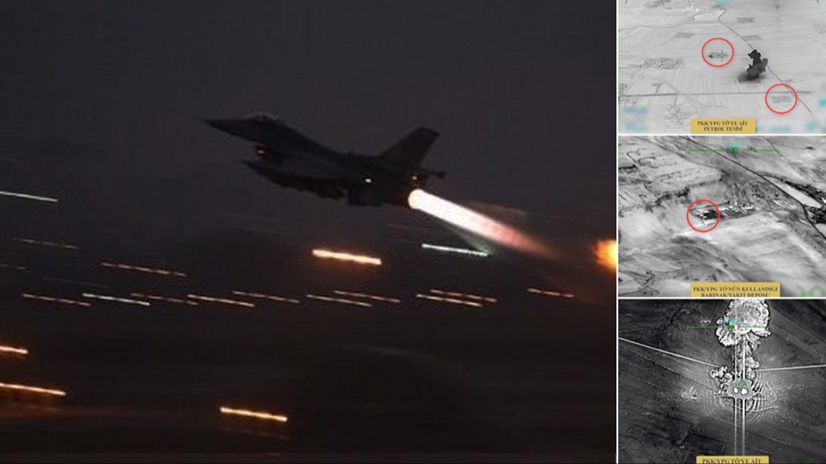 Dierlerinden ok farkl! Trk F-16 jetleri 50 kilometre derinlikte vurdu