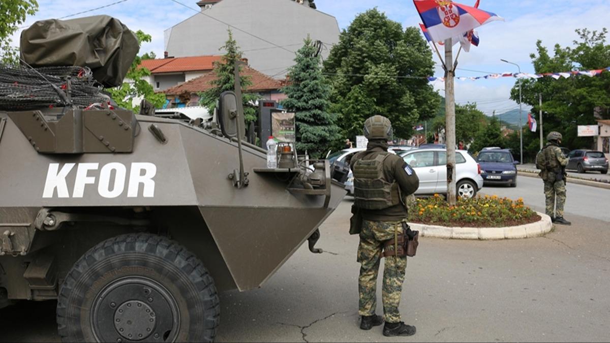 NATO'nun grevlendirdii askerler Kosova'ya ulat