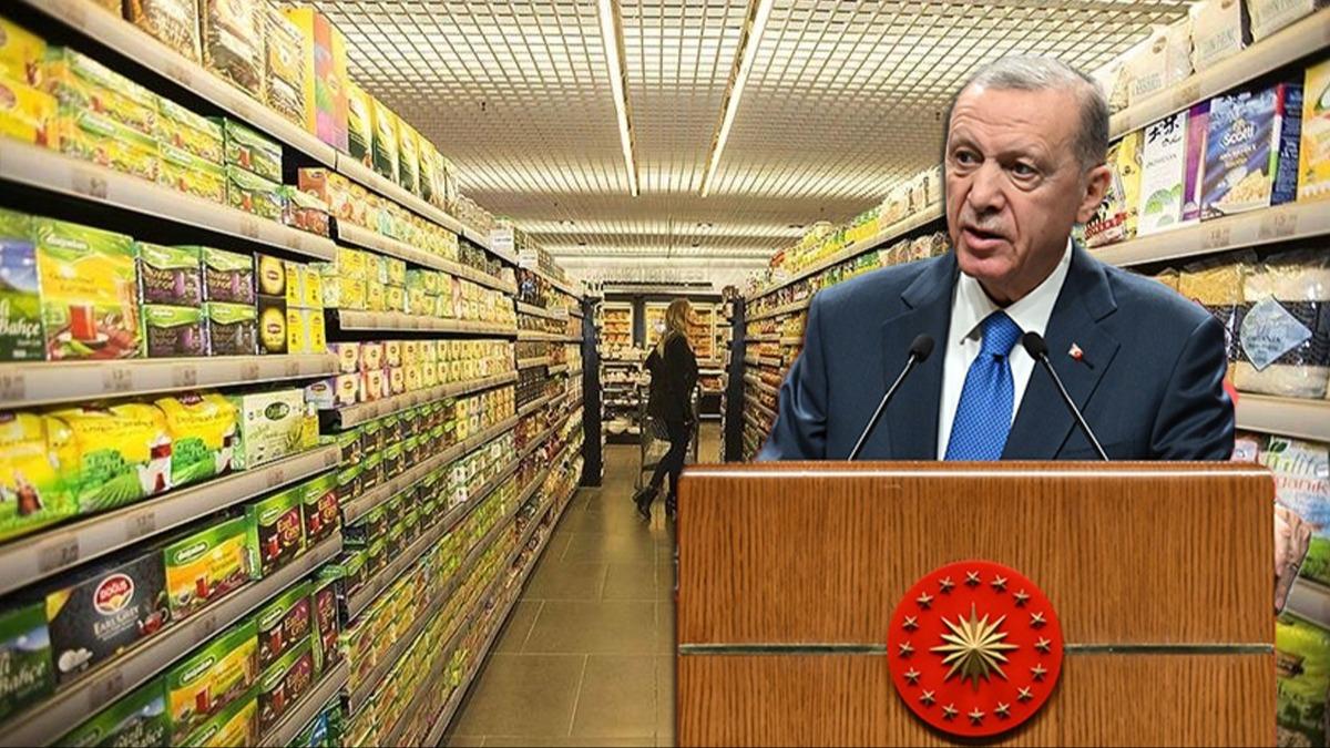 Cumhurbakan Erdoan'dan esnafa ve zincir marketlere ar: Enflasyonla mcadelemize katln