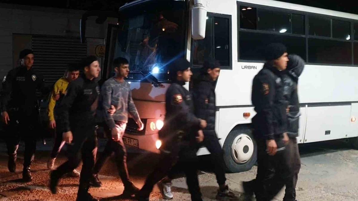 Bursa'da onlarca dzensiz gmen yakaland