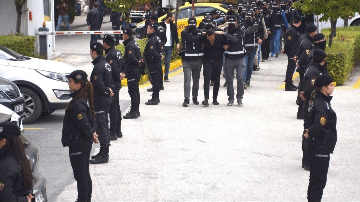 Eskiehir'de ''kafes'' operasyonu: 18 tutuklama