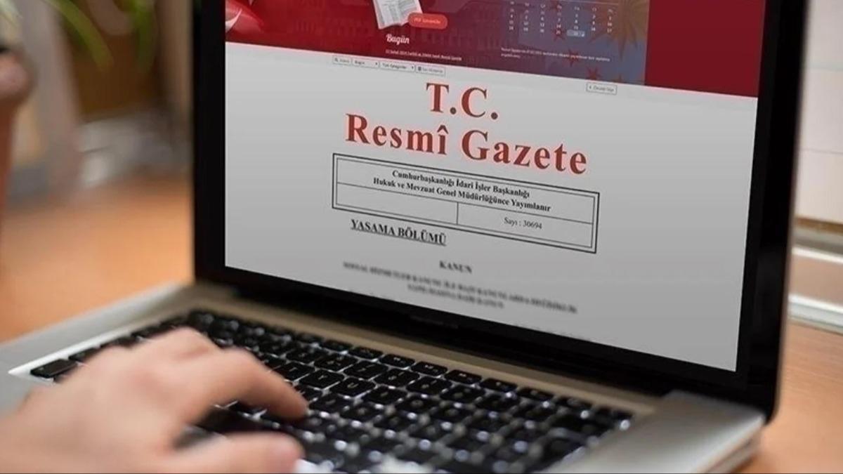 RTK yeliklerine ilikin TBMM karar Resmi Gazete'de