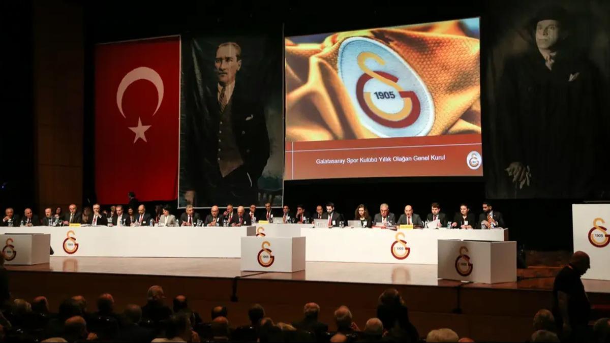 Galatasaray'da kritik gn! Mali genel kurul toplants gerekletirilecek
