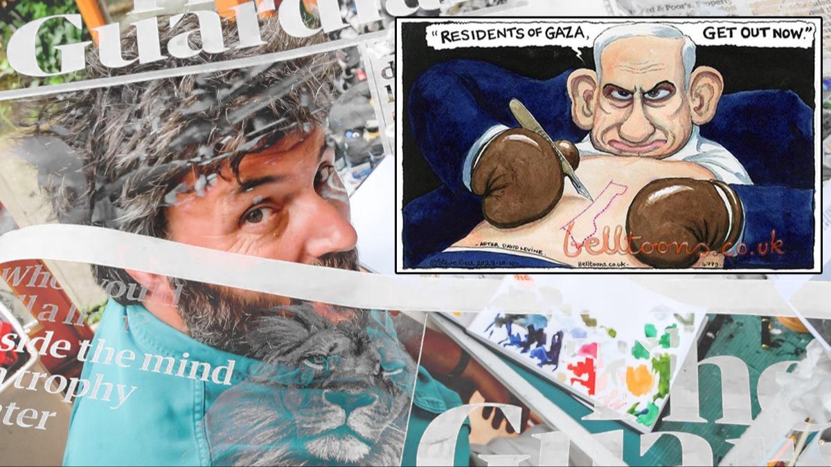 The Guardian ''Netanyahu'' izimi nedeniyle karikatristini kovdu