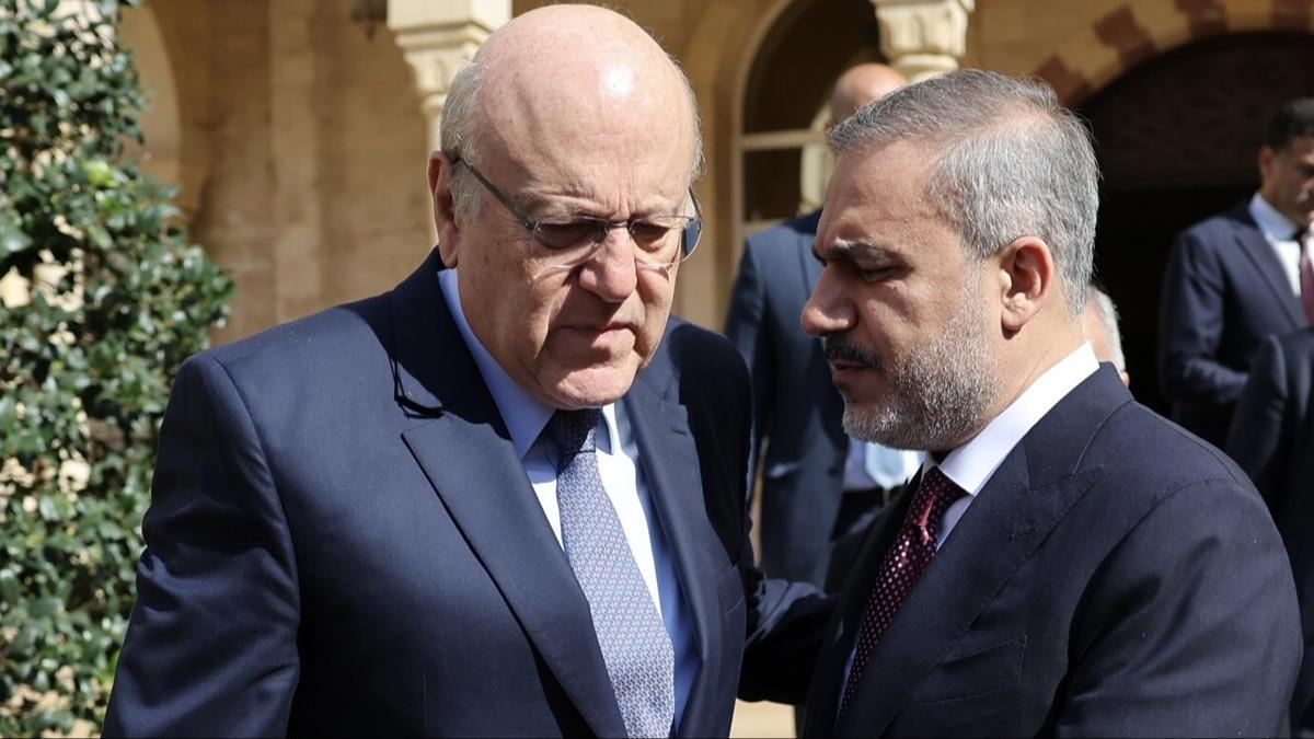 Bakan Fidan, Necip Mikati ile bir araya geldi