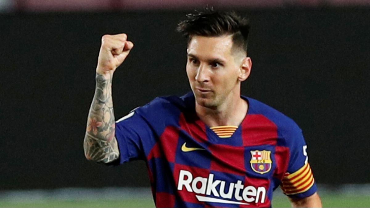 Lionel Messi iin Barcelona iddias! Joan Laporta aklad
