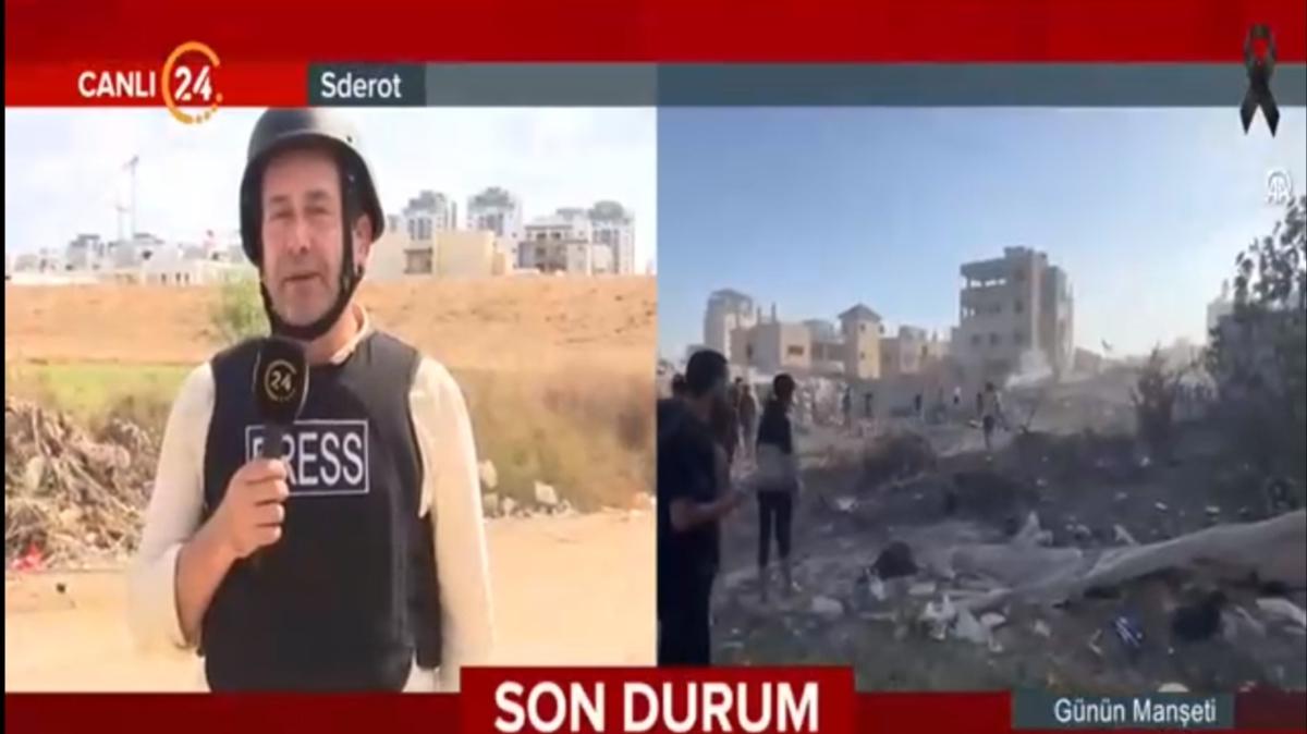 Yusuf Alabarda Gazze'deki son durumu 24 TV'ye aktard: Bu tam bir trajedi