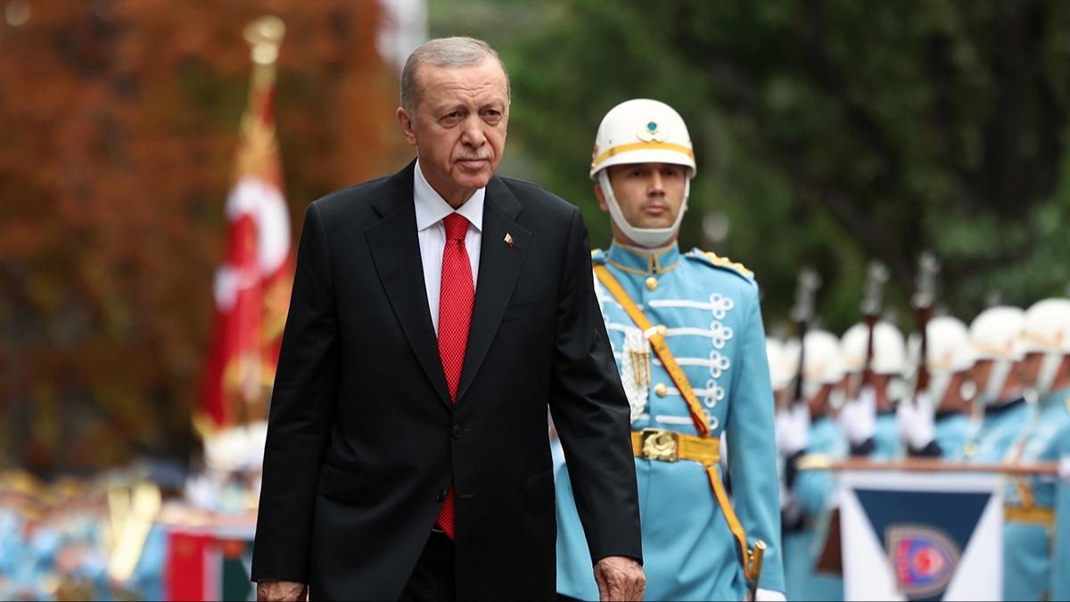Filistin diplomasisi... Cumhurbakan Erdoan: Trkiye kalc bar iin mcadele vermeye devam edecek
