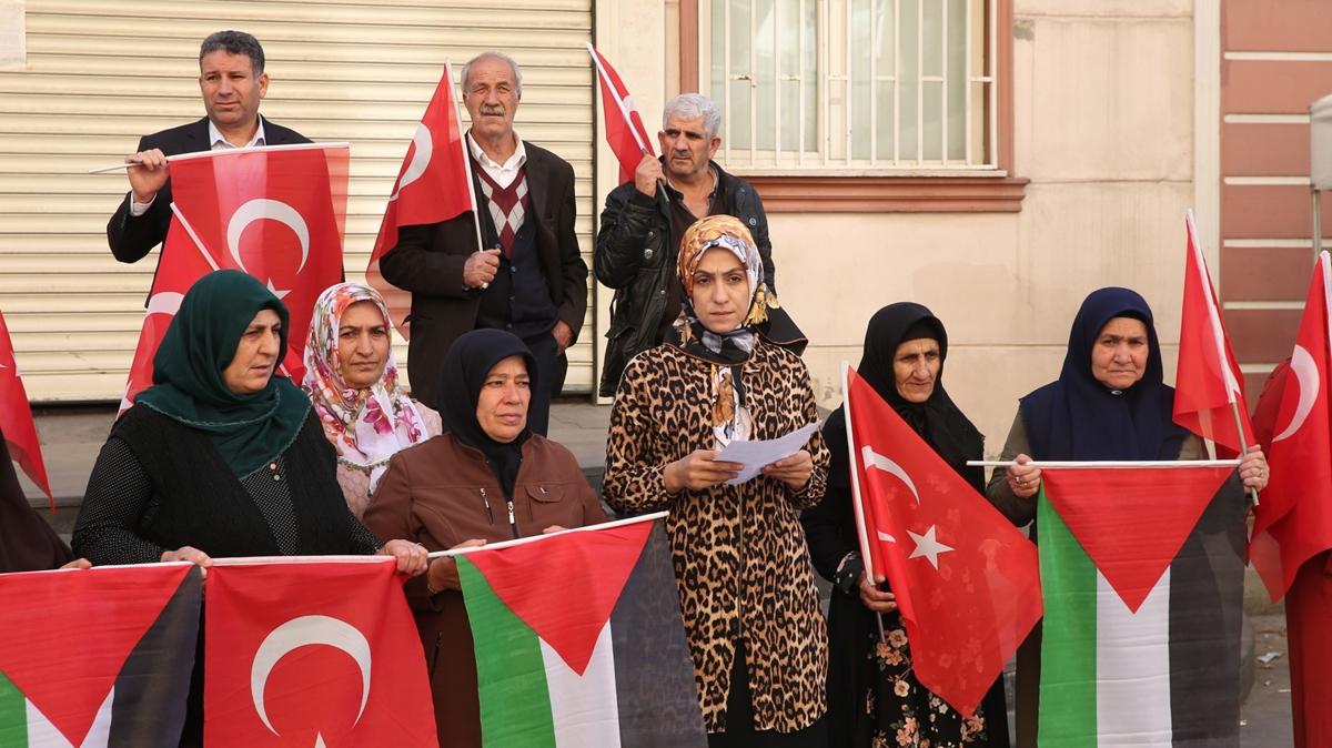 Diyarbakr annelerinden Filistin'e destek 