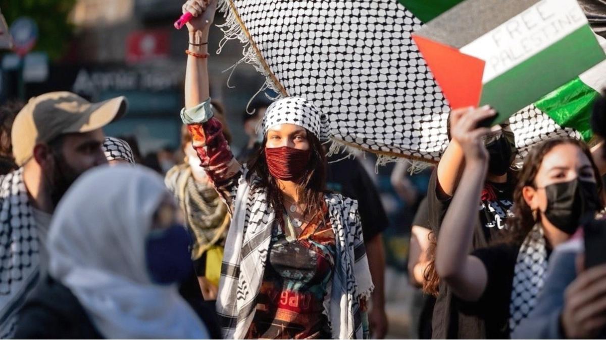 Filistinli model Bella Hadid: lm tehditleri alyorum ama artk sessiz kalmayacam