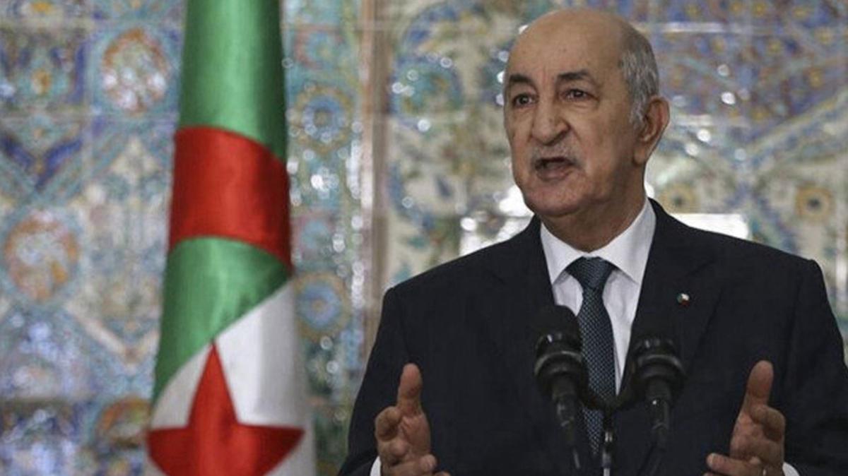 Cezayir Cumhurbakan Tebbun: Gazze'de yaananlar tam bir sava suudur