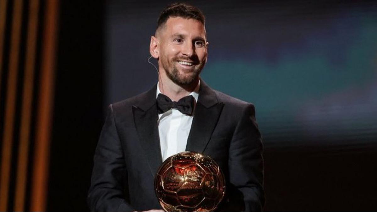 2023 Ballon d'Or dl sahibini buldu! 8. kez en byk Lionel Messi