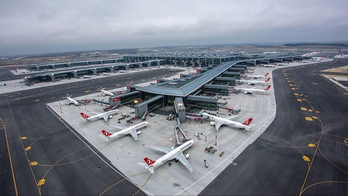 stanbul'daki havalimanlarnda milyonlarca yk tand