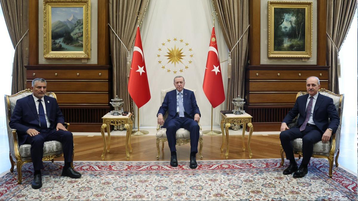 Cumhurbakan Erdoan, Muhammed Tekale'yi  kabul etti