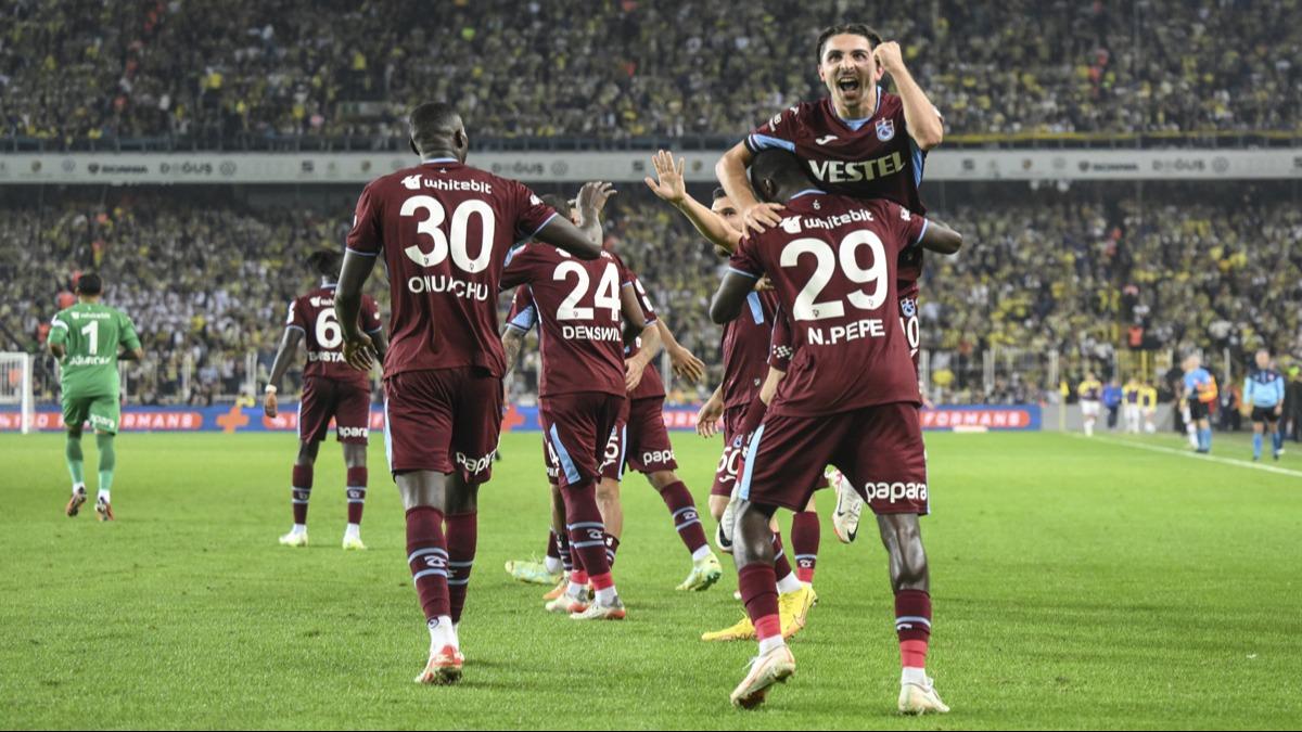 Ma Sonucu: Fenerbahe 2-3 Trabzonspor