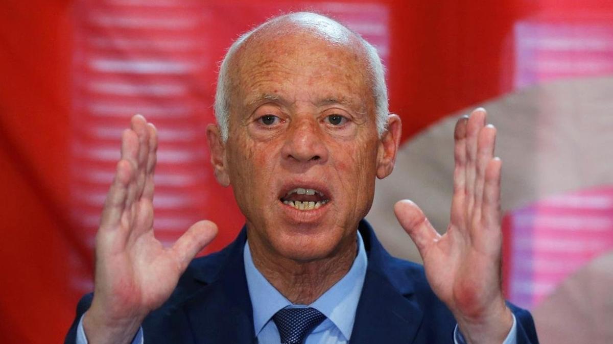 Tunus Cumhurbakan Said: gal sona erene kadar Filistin'e her trl destei salayacaz