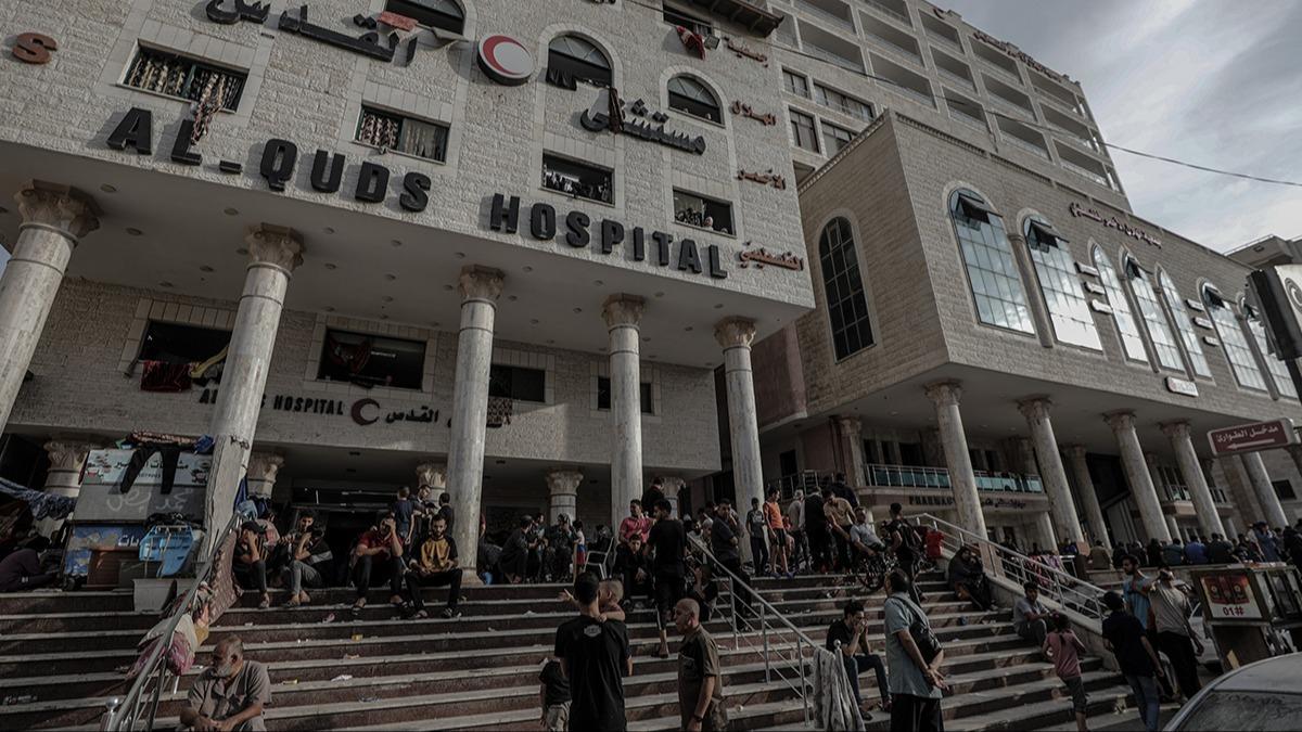 Gazze eridi'ndeki Kuds Hastanesi'nde kstlamaya gidildi