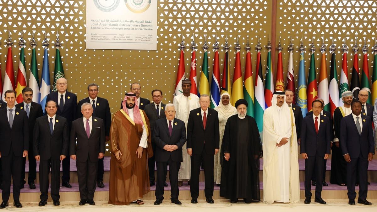 Arap Zirvesi'nden ortak bildiri: srail'e silah ihracat durdurulsun