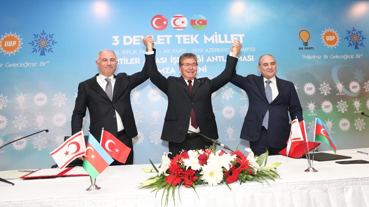 3 devlet tek millet! Trkiye, Azerbaycan ve KKTC arasnda imzalar atld 