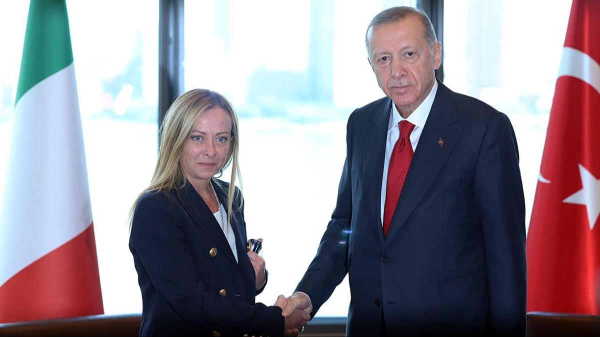 Cumhurbaşkanı Erdoğan, Meloni ile telefon görüşmesi gerçekleştirdi