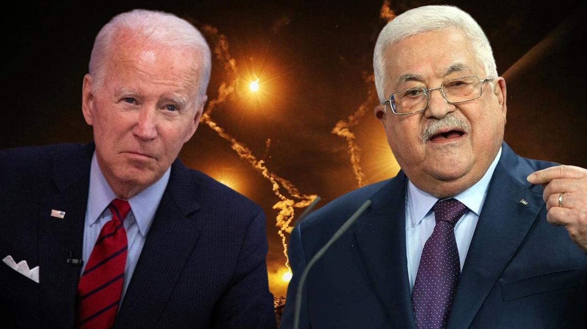 Filistin Devlet Başkanı'ndan Biden'e çağrı: ''Gazze'deki soykırımı durdurun!''