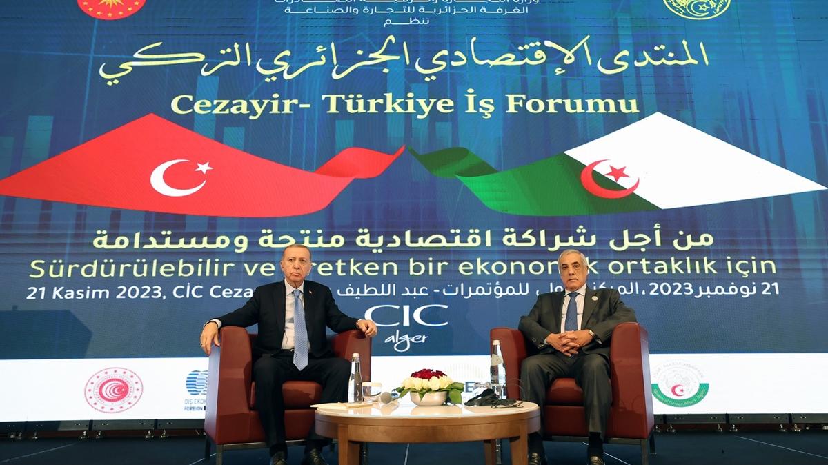 Cumhurbakan Erdoan, Cezayir-Trkiye  Forumu'na katld 
