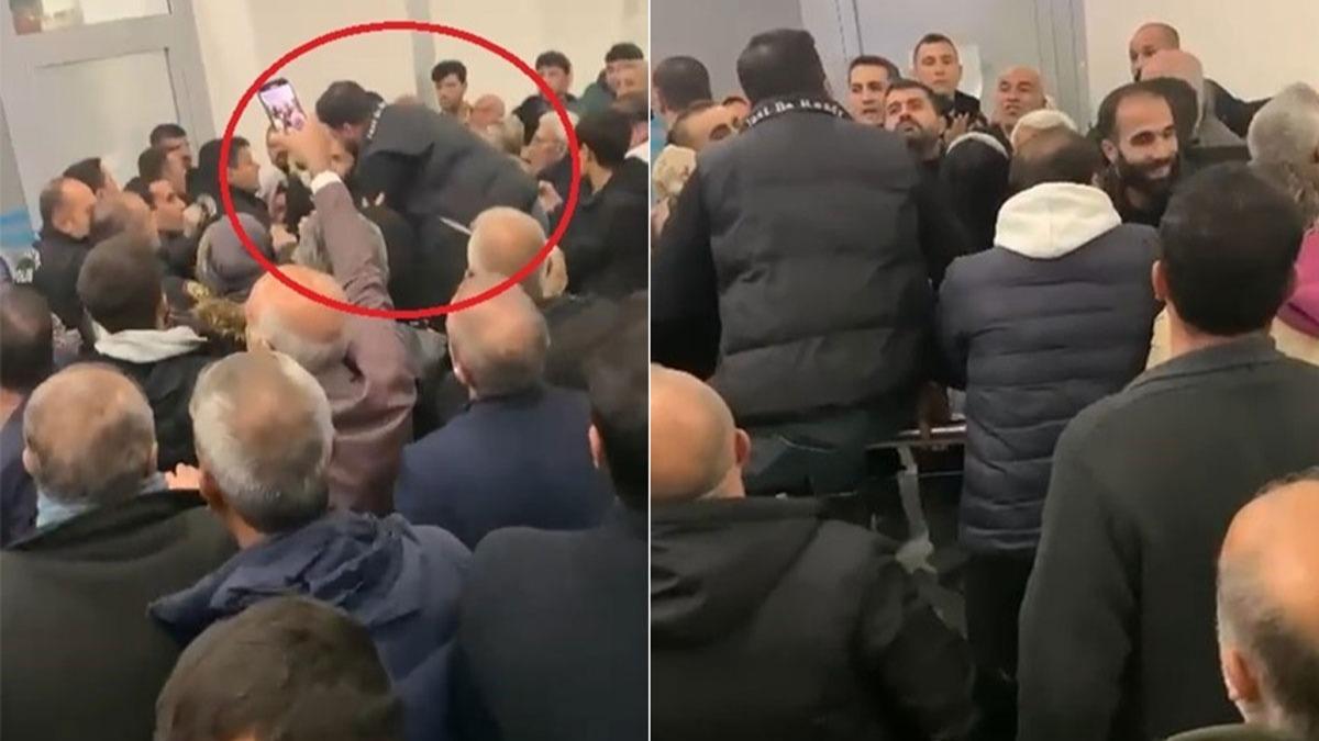 Diyarbakır Havalimanı'nda Umre dönüşü arbede! Polisin müdahalesiyle son buldu