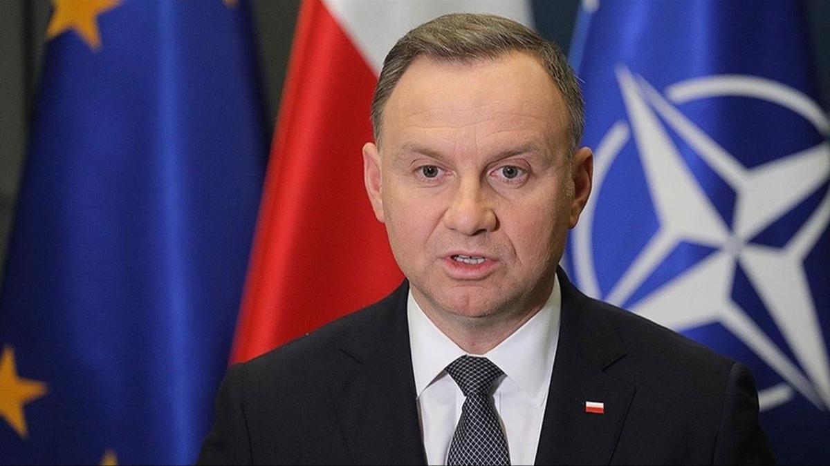 Polonya Cumhurbakan Duda: Sava bittikten sonra Ukrayna NATO'ya kabul edilmeli