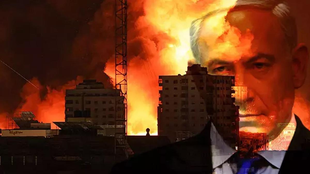 Bebek katili Netanyahu'dan kan donduran szler! ''Atekes salansa da saldrmaya devam edeceiz'' 