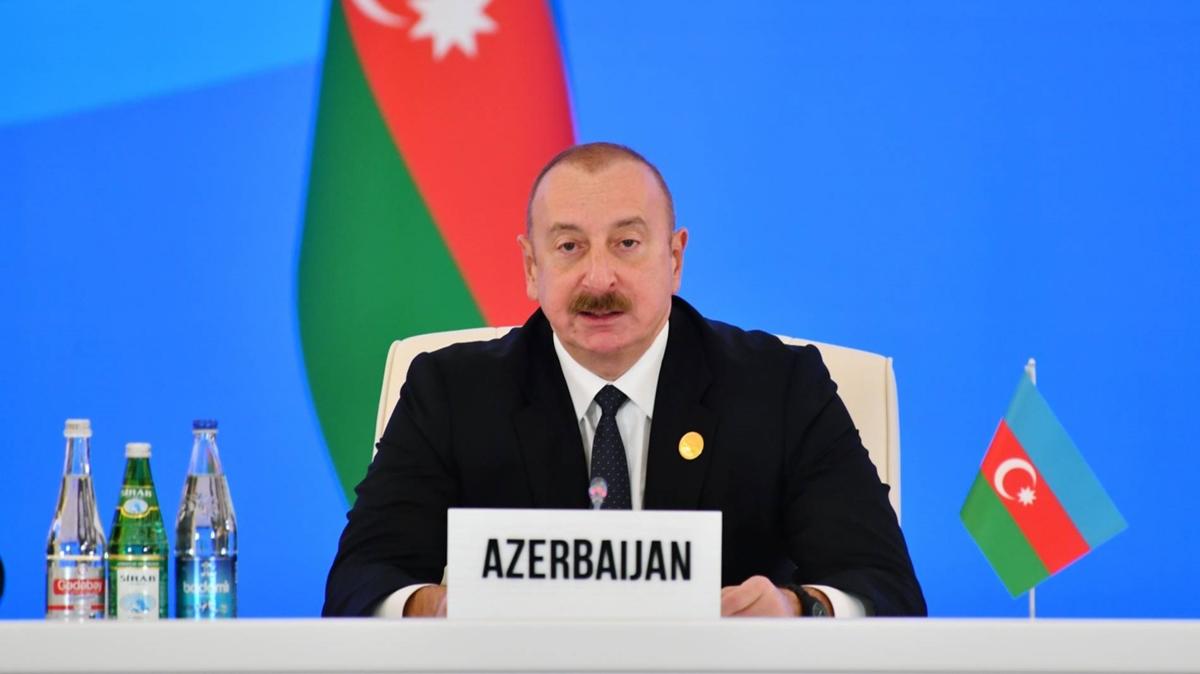 Aliyev: Ermenistan gibi lkelerin kaderi d sponsorlarn elinde