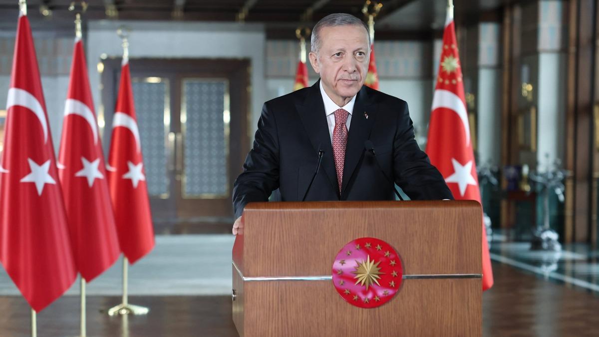 Cumhurbakan Erdoan: srail'in propaganda savana geit vermedik